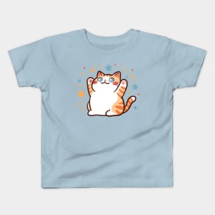 Pawsitively Happy Cat Kids T-Shirt